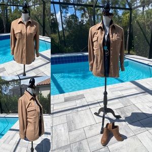 Calvin Klein wool blend shirt. Sz. Small